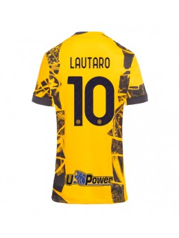 Inter Milan Lautaro Martinez #10 Ausweichtrikot für Frauen 2024-25 Kurzarm